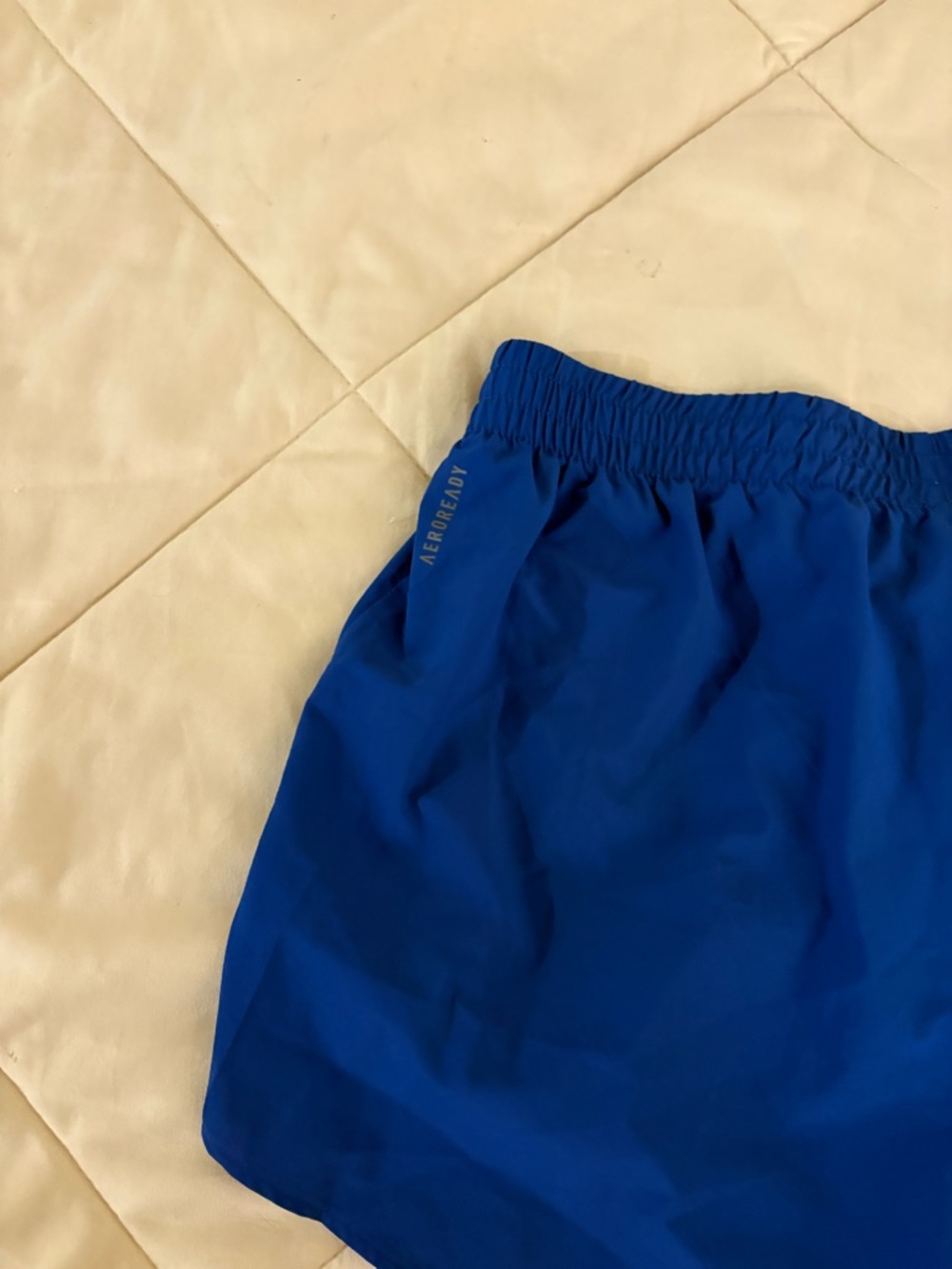 Adidas Men's Blue Split Racing Shorts 3” - Picture 4 of 4